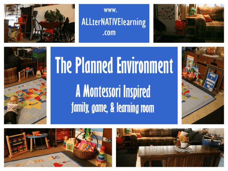 Planned Environment Montessori Ideas
