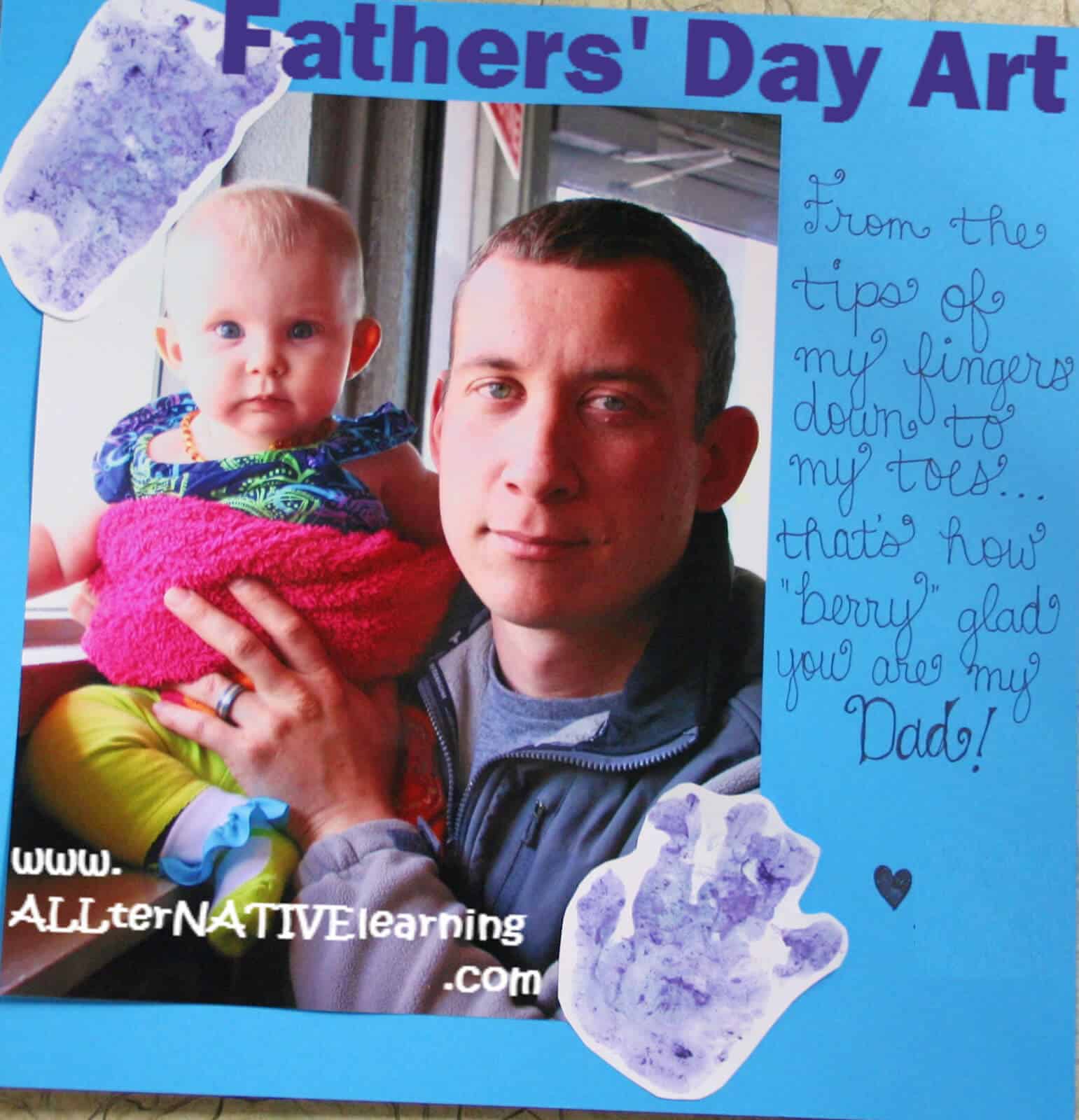 Father's Day Painting Craft for Kids