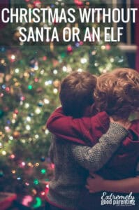 How to celebrate #Christmas without #santa or #elfonashelf and why.