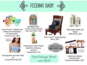feeding baby giveaway