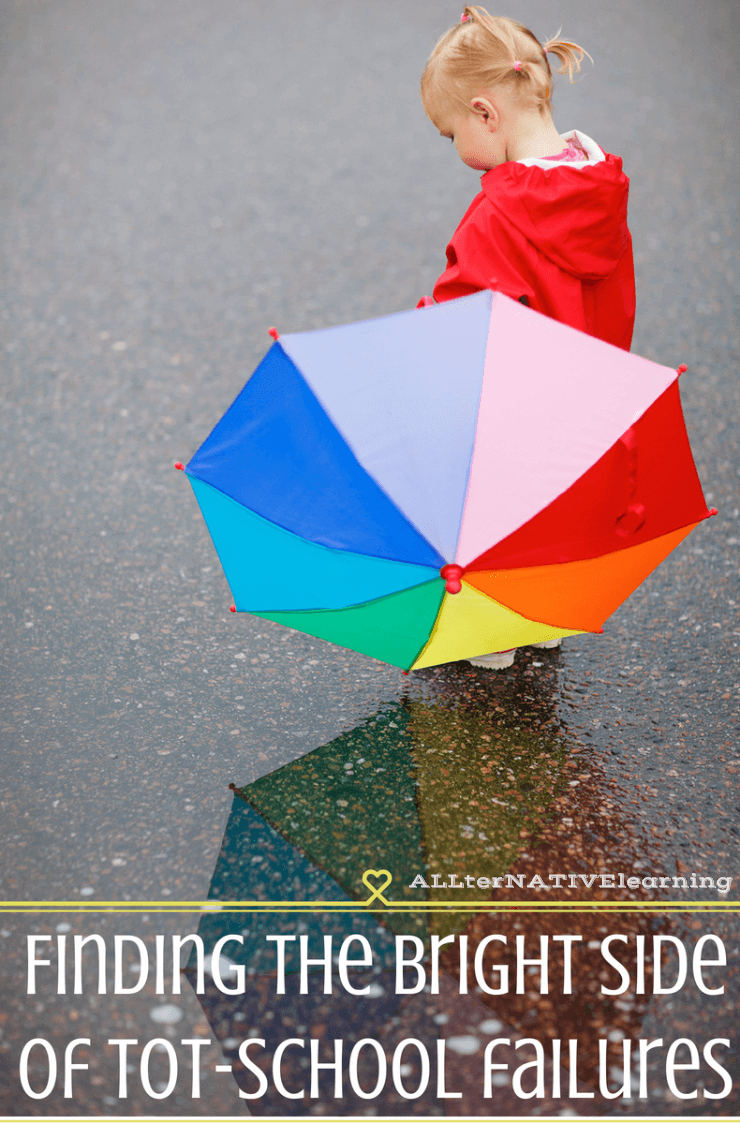Finding the positive Successes in the days I thought I failed at Tot-School | ALLterNATIVElearning.com