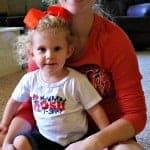 Mom and daughter at 22 months