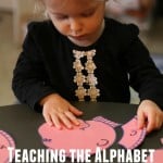 Free Printable and other ideas for teaching the alphabet | ALLterNATIVElearning