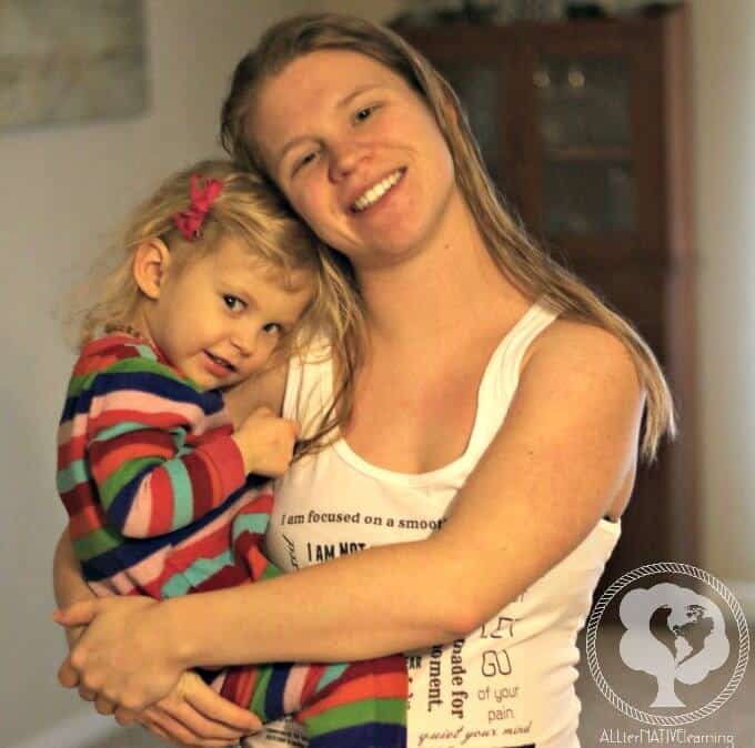 mother and toddler during labor