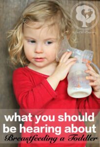 The benefits of breastfeeding a toddler... even through pregnancy