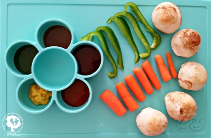 ezpz placemat for dips party platter