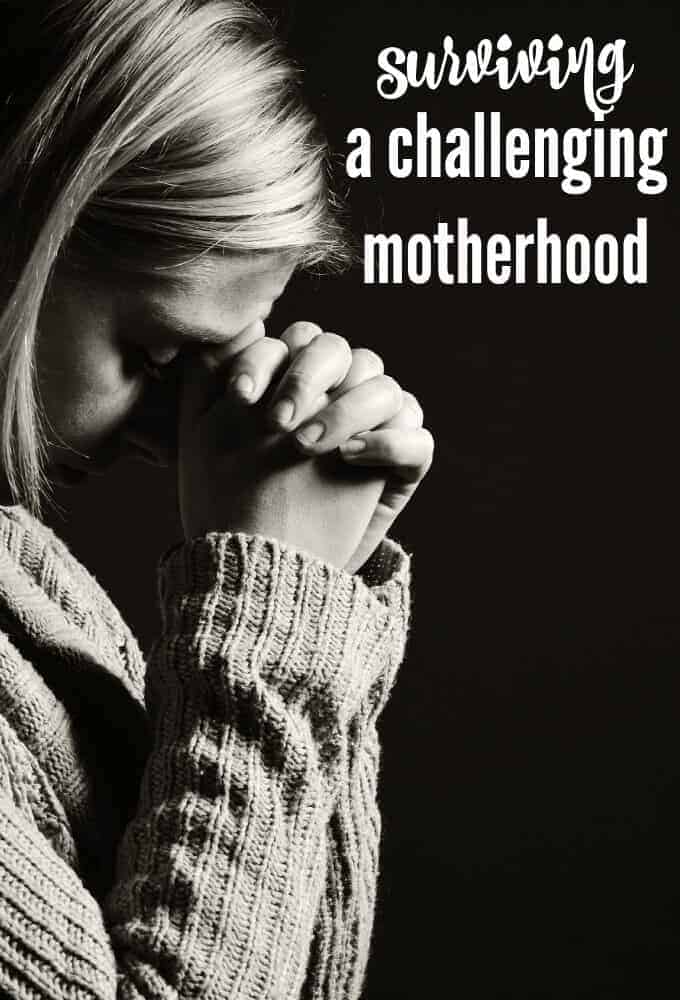 The secret to surviving a challenging motherhood.