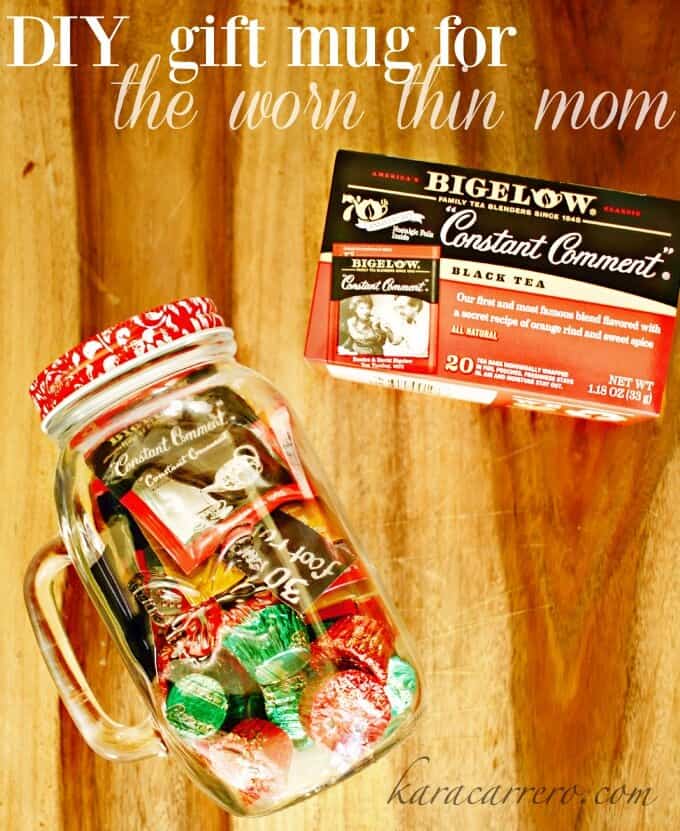 DIY gift for moms of preschoolers. A humorous, yet practical, take on how to provide for moms of little ones this holiday season and beyond.