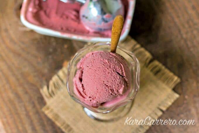 Utterly divine dairy-free homemade red velvet ice cream recipe