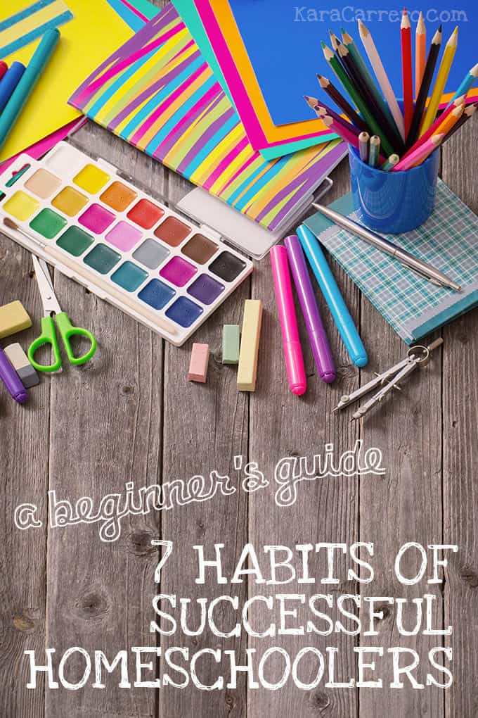 The 7 basics you need to start planning your homeschool year and really everything you need to know about successful homeschooling in the beginning with young kids. 