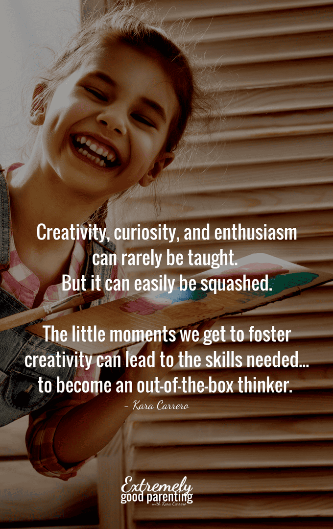 why Foster creativity in kids