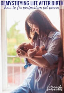 Easy fixes for the most annoying postpartum issues like incontinence, losing hair, and bigger feet.