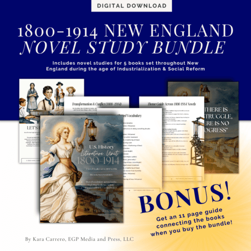 1800-1914 New England/U.S, Historical Fiction Bundle: Five Novels + BONUS