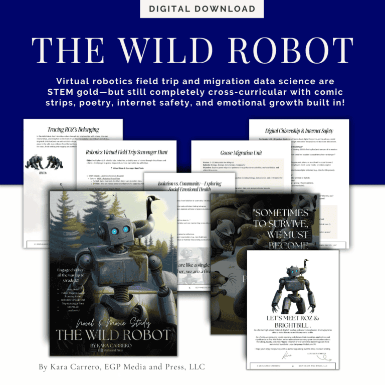 The Wild Robot Novel Study Master Collection