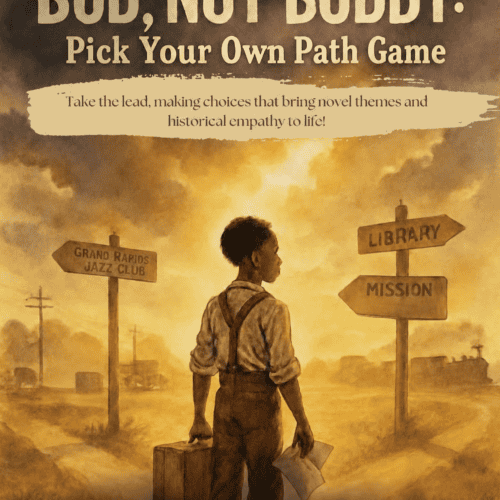 Bud, Not Buddy Pick Your Own Path Game to teach Great Depression Themes