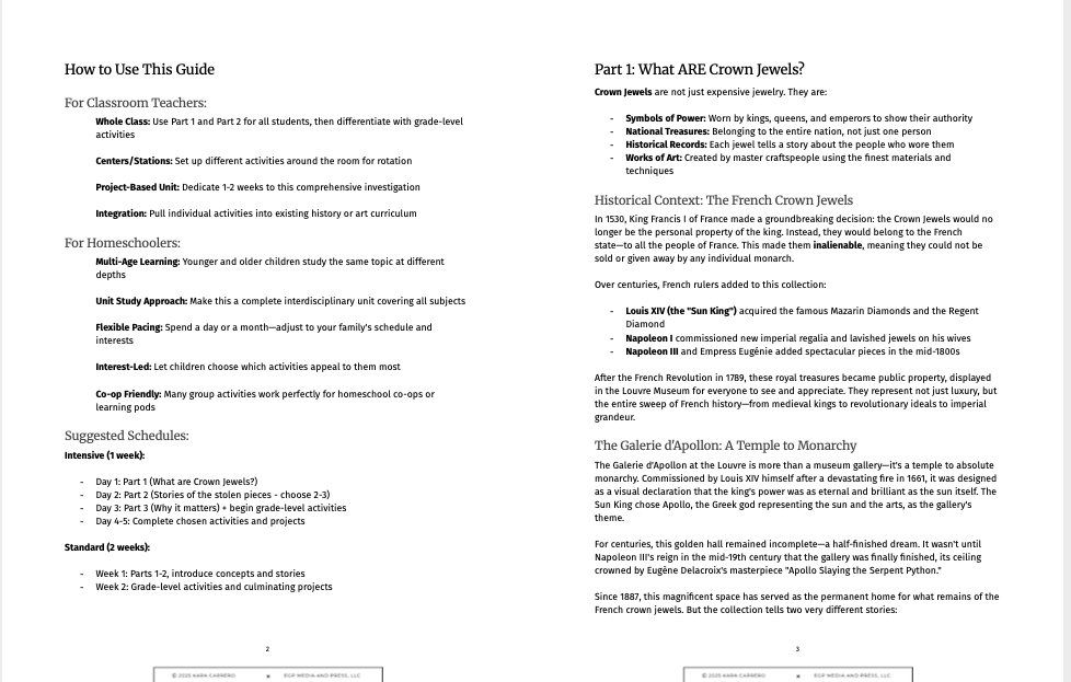 2025 Louvre Heist: French Crown Jewels Investigation | Grades 1-12 History Unit - Image 2