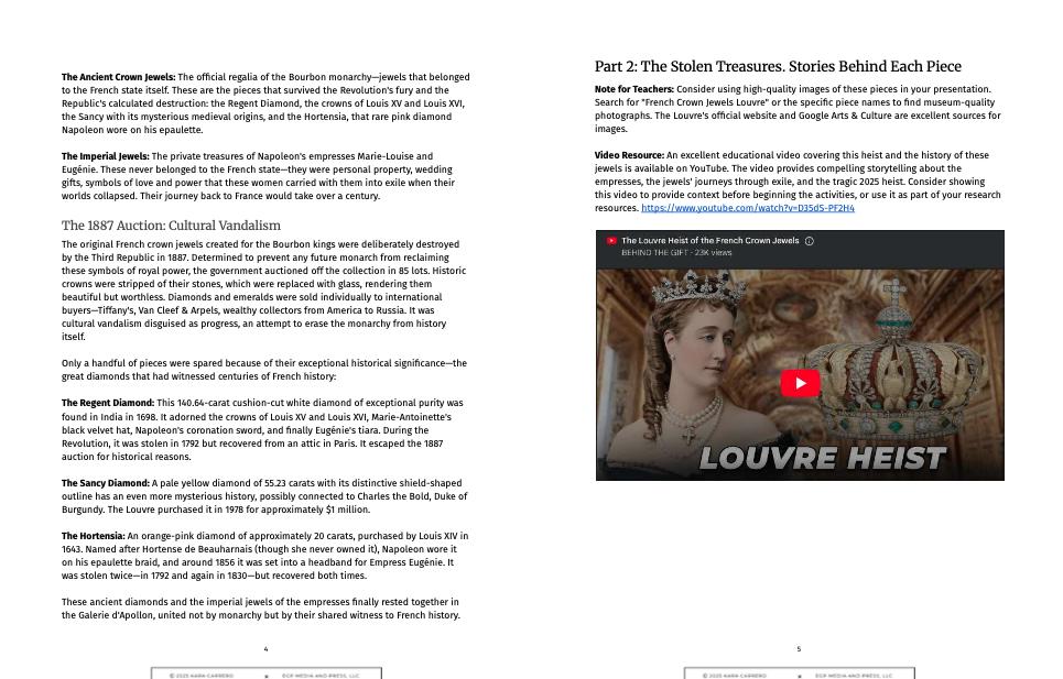 2025 Louvre Heist: French Crown Jewels Investigation | Grades 1-12 History Unit - Image 3