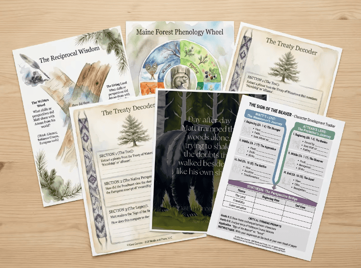 Sign of the Beaver Project-Based Novel Study - Image 2