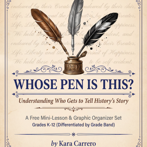 Whose Pen Is This? Free Historical Perspective Lesson for K-12 | Teaching Students to Question Sources