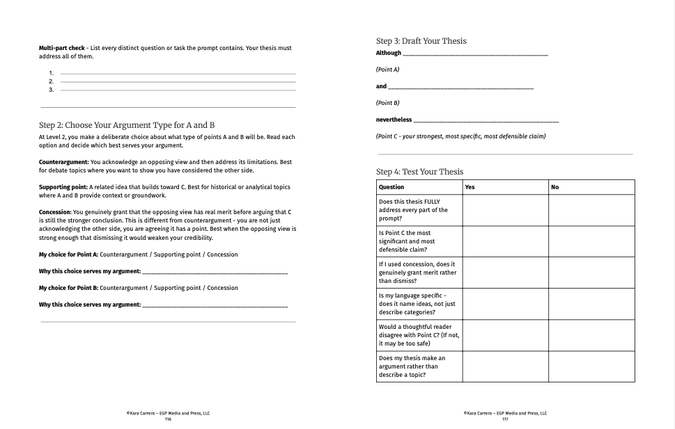 The Tuning Fork Thesis Method: A Complete Essay Writing Curriculum - Image 6