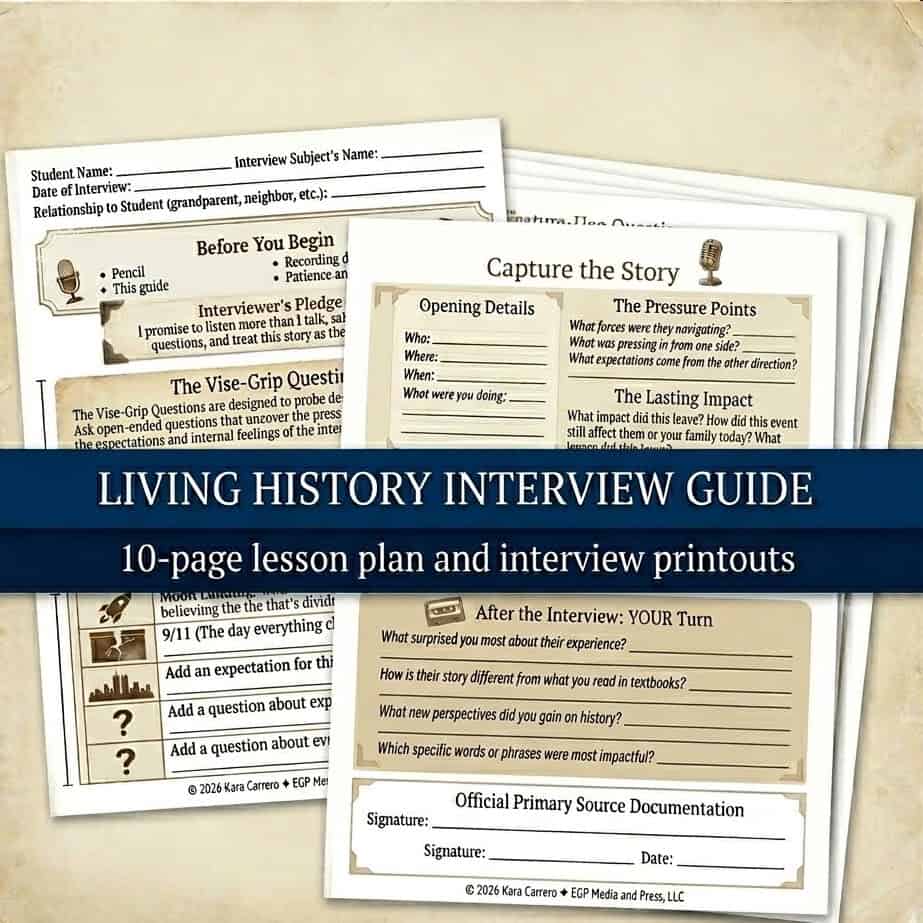 Living History: The Interview Guide and Oral History Project for Students